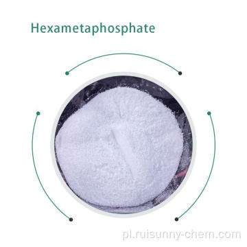 gorąca sprzedaż heksametaphosforan sodu SHMP z CAS 10124-56-8